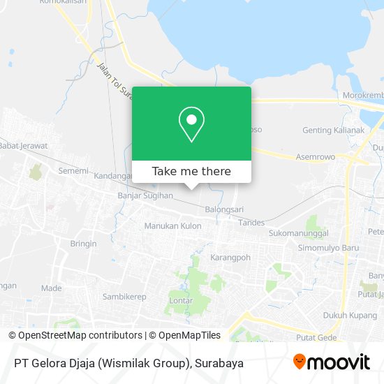 PT Gelora Djaja (Wismilak Group) map