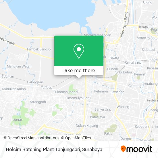 Holcim Batching Plant Tanjungsari map