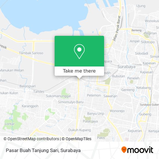 Pasar Buah Tanjung Sari map