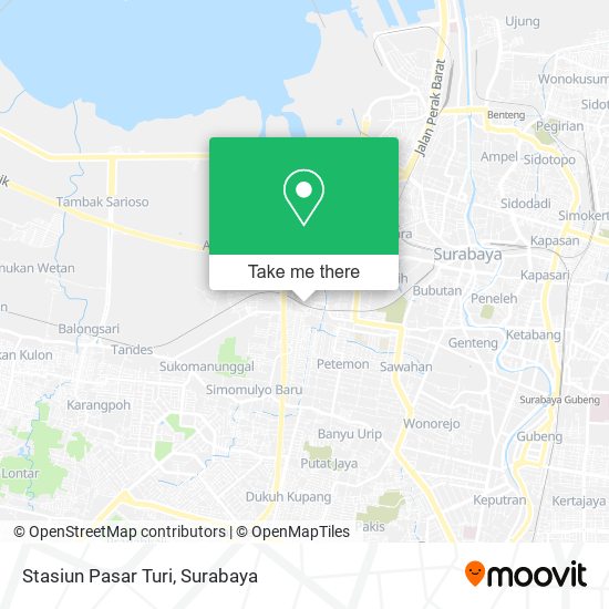 Stasiun Pasar Turi map