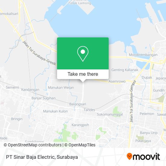PT Sinar Baja Electric map