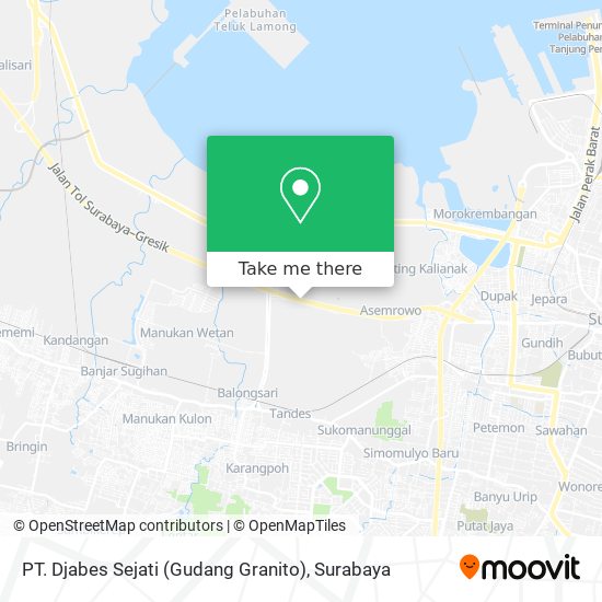 PT. Djabes Sejati (Gudang Granito) map