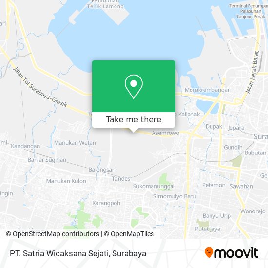PT. Satria Wicaksana Sejati map