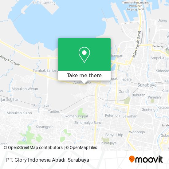 PT. Glory Indonesia Abadi map