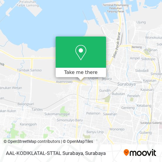 AAL-KODIKLATAL-STTAL Surabaya map