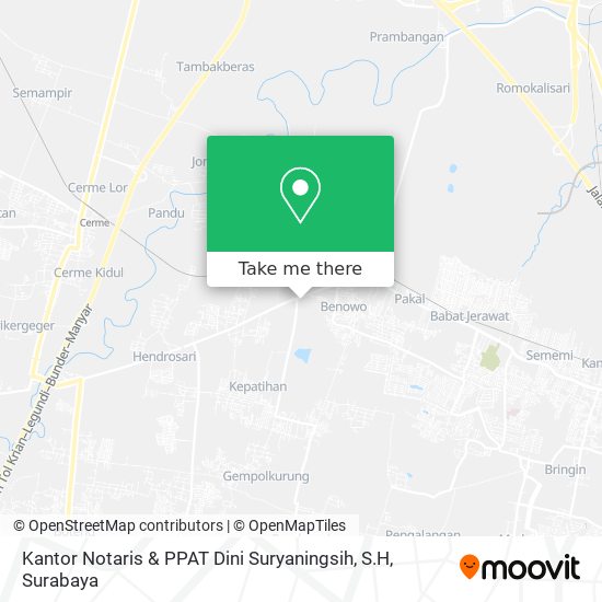 Kantor Notaris & PPAT Dini Suryaningsih, S.H map