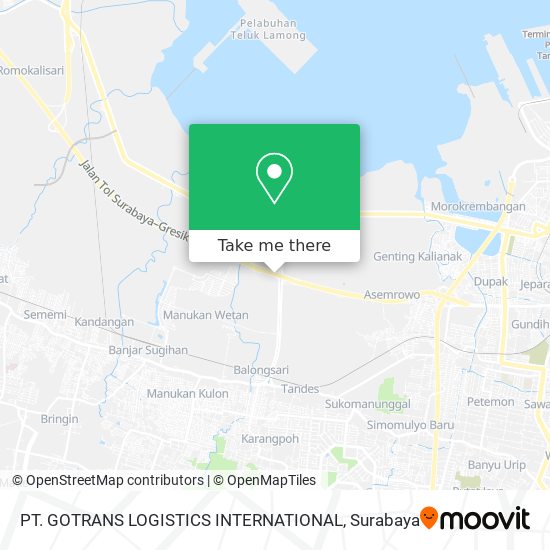 PT. GOTRANS LOGISTICS INTERNATIONAL map
