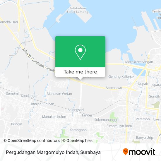 Pergudangan Margomulyo Indah map