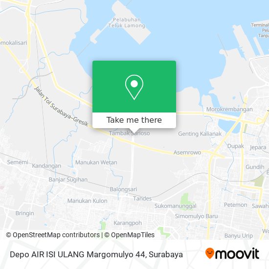 Depo  AIR ISI ULANG Margomulyo 44 map
