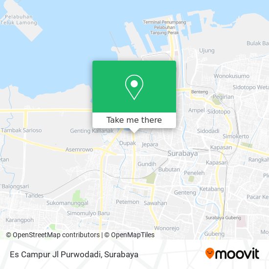 Es Campur Jl Purwodadi map