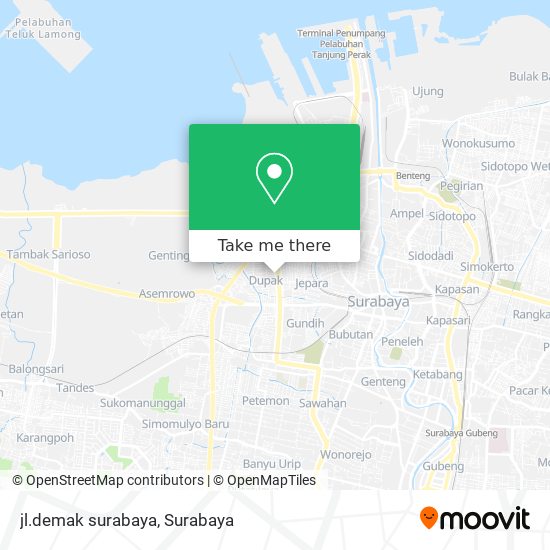 jl.demak surabaya map