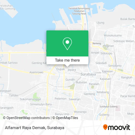 Alfamart Raya Demak map