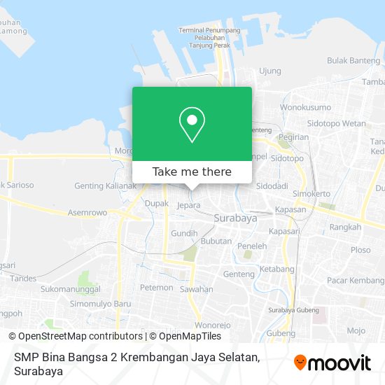 SMP Bina Bangsa 2 Krembangan Jaya Selatan map