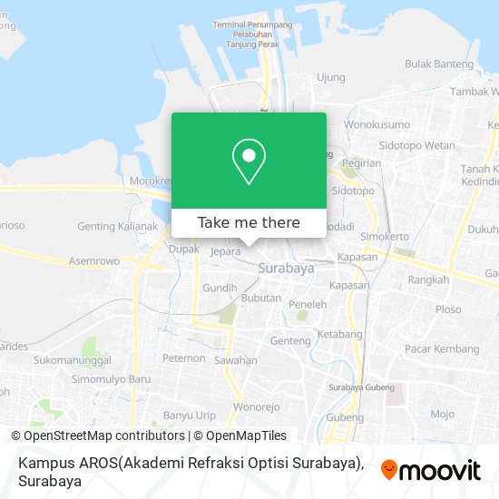 Kampus AROS(Akademi Refraksi Optisi Surabaya) map