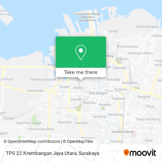 TPS 22 Krembangan Jaya Utara map