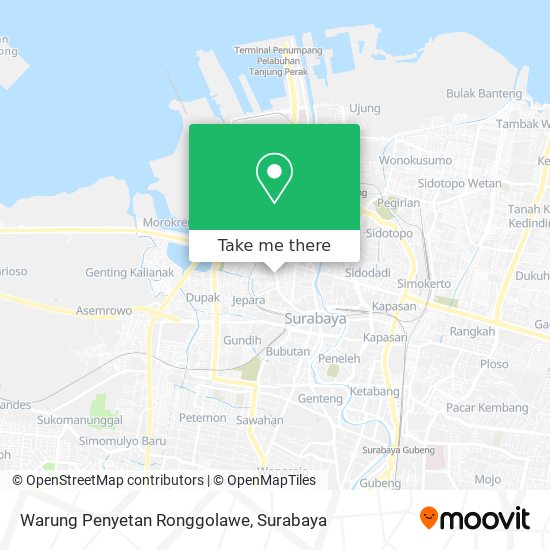 Warung Penyetan Ronggolawe map