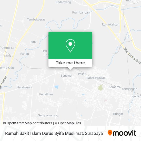 Rumah Sakit Islam Darus Syifa Muslimat map