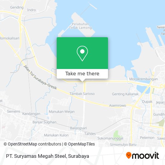 PT. Suryamas Megah Steel map