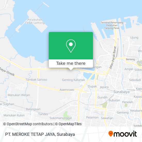 PT. MEROKE TETAP JAYA map