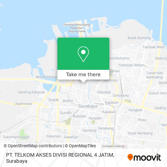 PT. TELKOM AKSES DIVISI REGIONAL 4 JATIM map