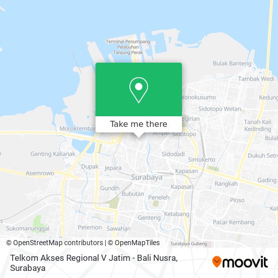 Telkom Akses Regional V Jatim - Bali Nusra map