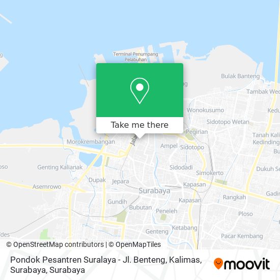 Pondok Pesantren Suralaya - Jl. Benteng, Kalimas, Surabaya map