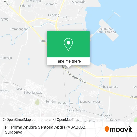 PT Prima Anugra Sentosa Abdi (PASABOX) map