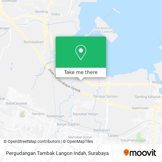Pergudangan Tambak Langon Indah map