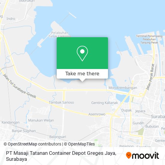 PT Masaji Tatanan Container Depot Greges Jaya map
