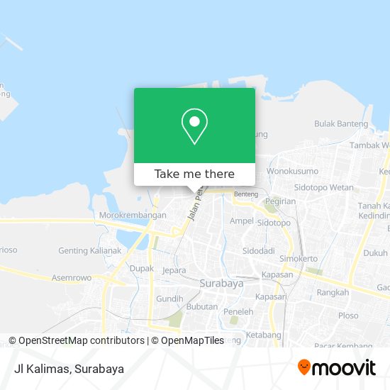 Jl Kalimas map