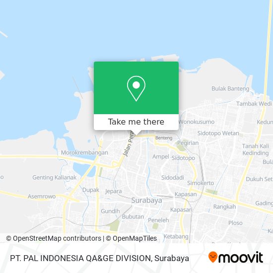 PT. PAL INDONESIA QA&GE DIVISION map