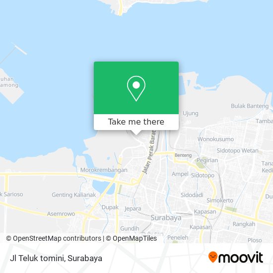 Jl Teluk tomini map