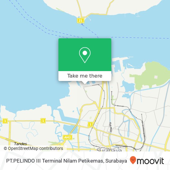 PT.PELINDO III Terminal Nilam Petikemas map
