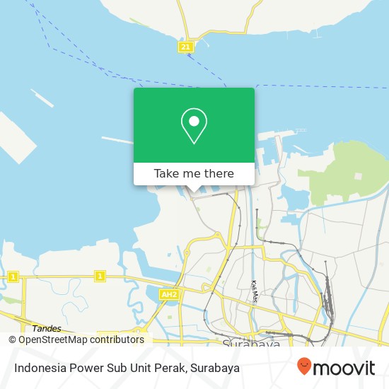 Indonesia Power Sub Unit Perak map