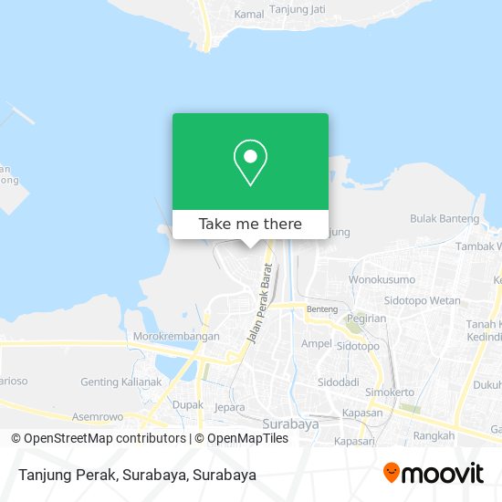 Tanjung Perak, Surabaya map