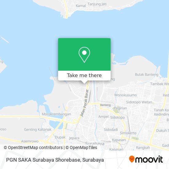 PGN SAKA Surabaya Shorebase map