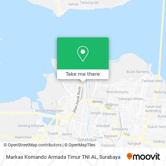Markas Komando Armada Timur TNI AL map