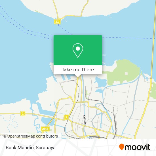 Bank Mandiri map