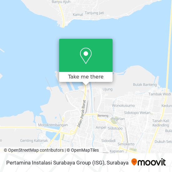Pertamina Instalasi Surabaya Group (ISG) map