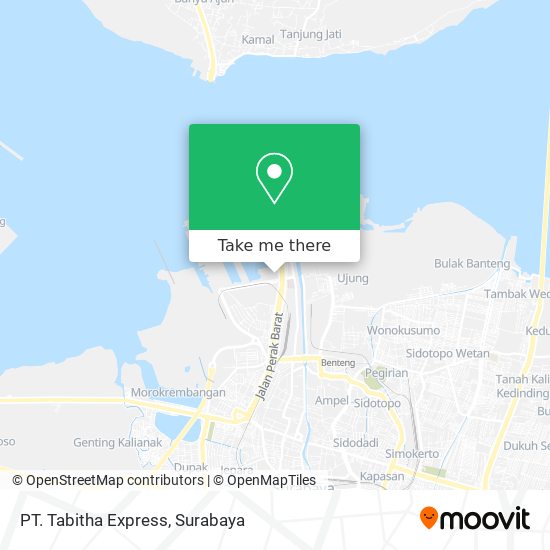 PT. Tabitha Express map
