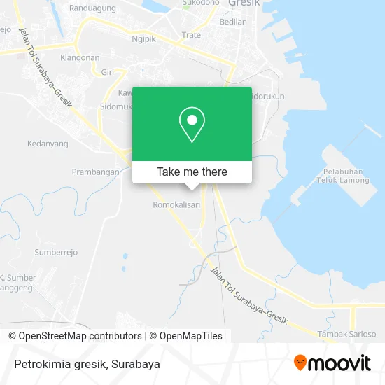 Petrokimia gresik map