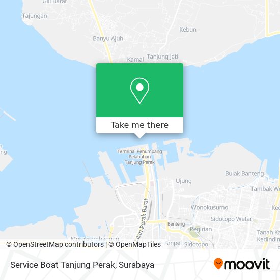 Service Boat Tanjung Perak map