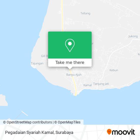 Pegadaian Syariah Kamal map