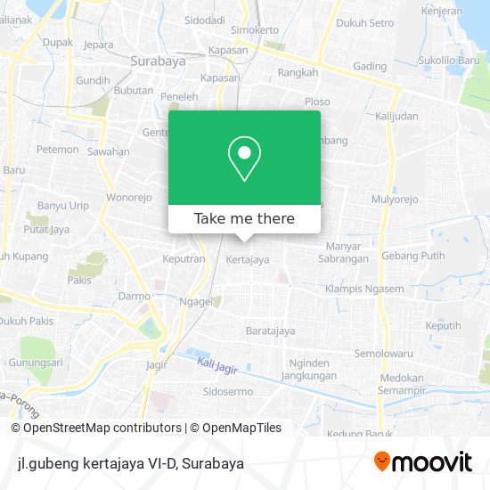 jl.gubeng kertajaya VI-D map