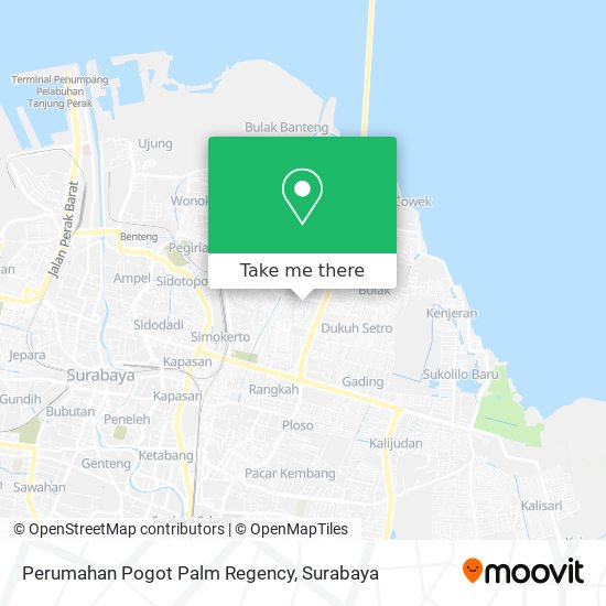 Perumahan Pogot Palm Regency map