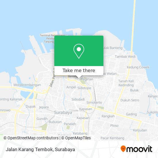 Jalan Karang Tembok map