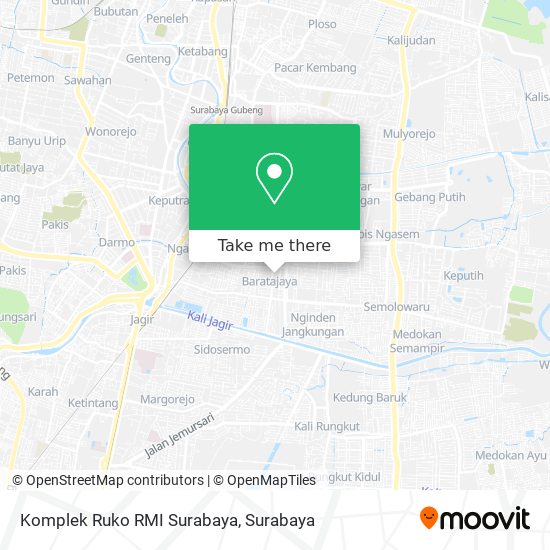 Komplek Ruko RMI Surabaya map