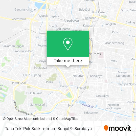 Tahu Tek 'Pak Solikin'-Imam Bonjol 9 map