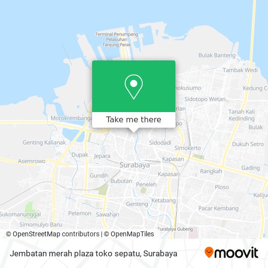 Jembatan merah plaza toko sepatu map