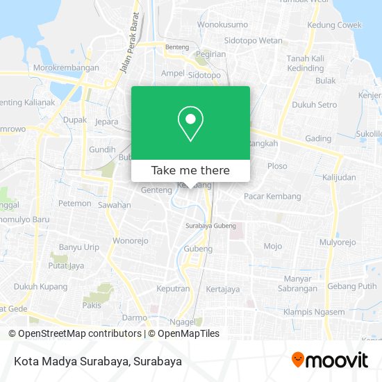 Kota Madya Surabaya map